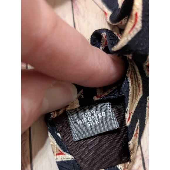 Peter Thomas By Superba Men’s Necktie 100% Imported Silk Neck Tie Diamond - Picture 5 of 7